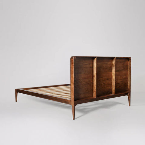 PRITI Solidwood & Cane Bed