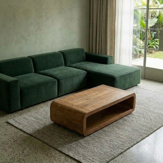 PRITI 120 cm rectangular coffee table for modern living room