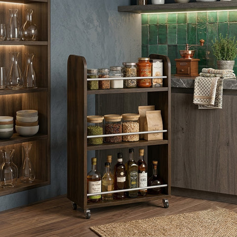 PRITI 3-Tier Multipurpose Kitchen Trolley for Home & Kitchen