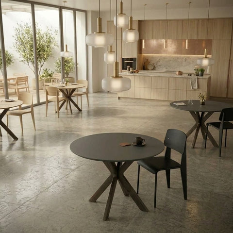 PRITI 4 Person Cafe Table | Durable Square Work Table