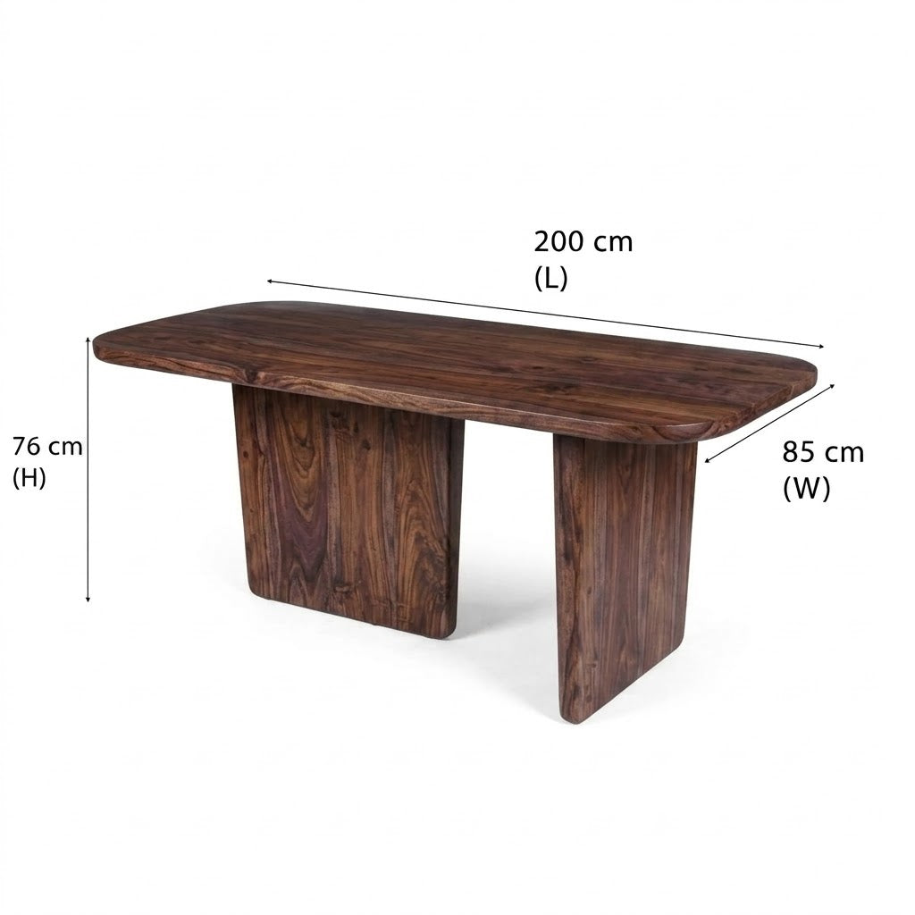 PRITI 6 Seater Dining Table Set with Attica Chairs