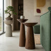 PRITI Dark Wood Side Table