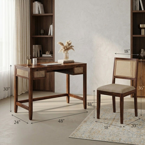 PRITI Durable Sheesham Wood Study Desk for Students