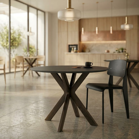 PRITI Four Seater Square Table for Office and Cafe