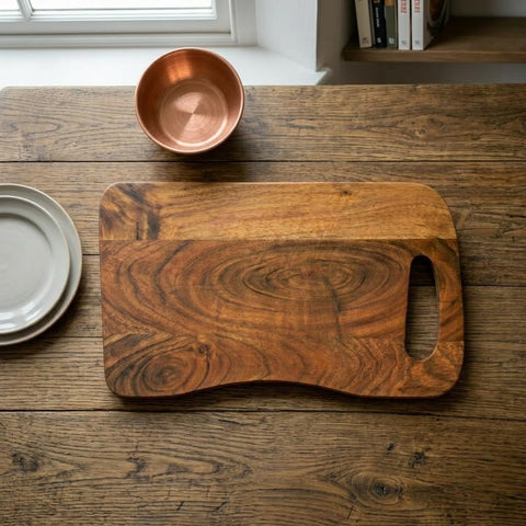 PRITI Handcrafted Acacia Wood Cutting & Chopping Board