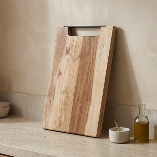 PRITI Home Solid Sheesham Wood Cutting Board for Kitchen
