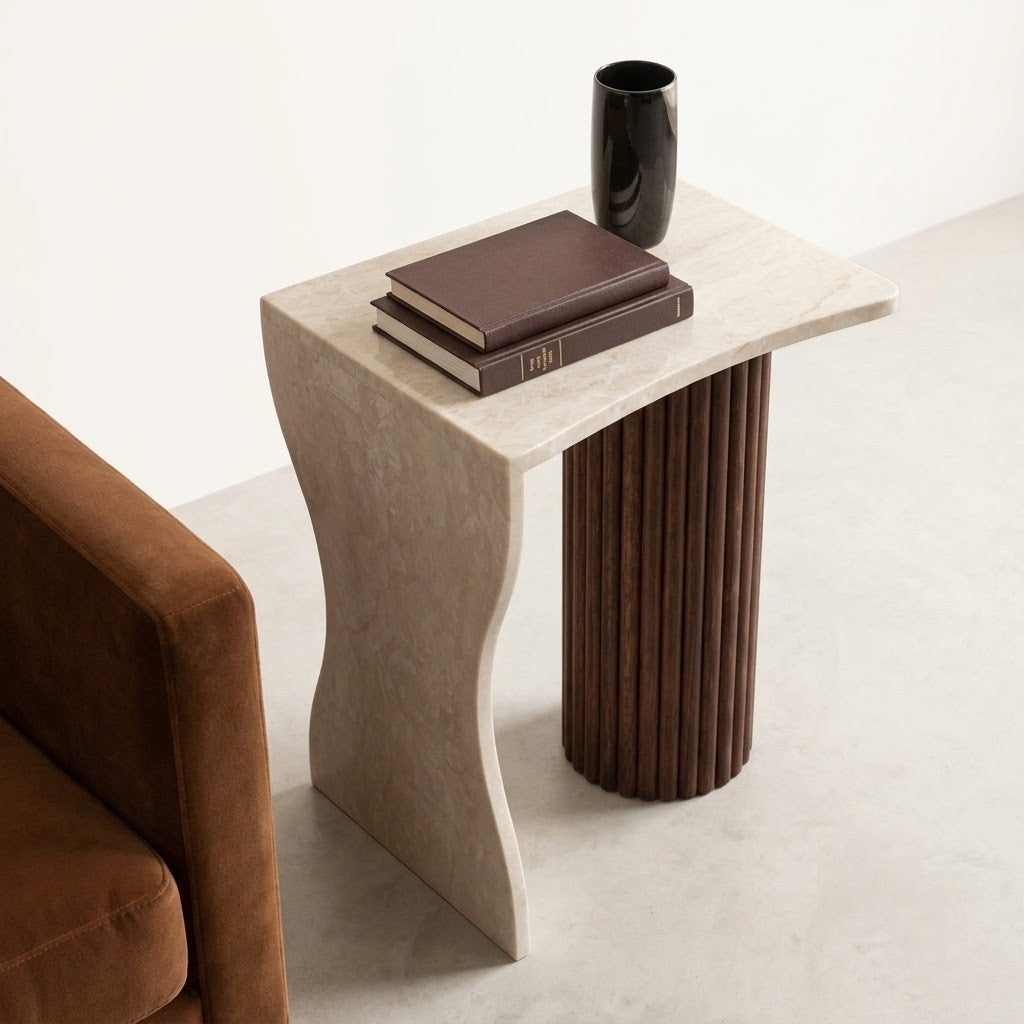 PRITI Marble Side Table