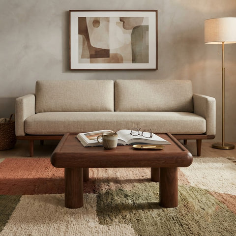 PRITI Modern Coffee Table 90 × 96 × 38 cm