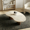 PRITI Modern Coffee Table – Dark Walnut Sheesham Wood Living Room Table