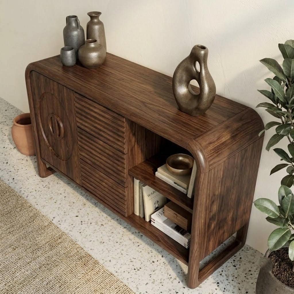PRITI Premium Sheesham Sideboard with Spacious Storage
