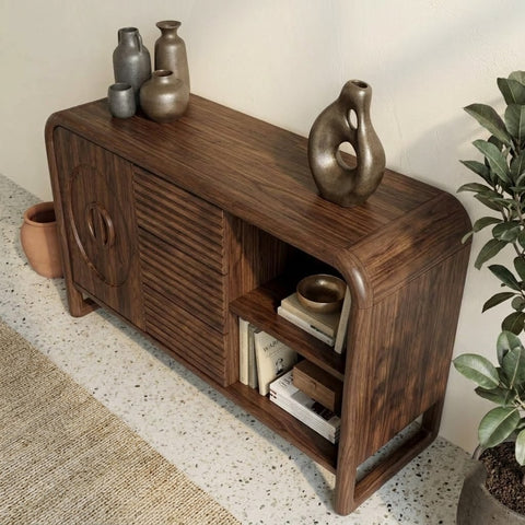 PRITI Premium Sheesham Sideboard with Spacious Storage
