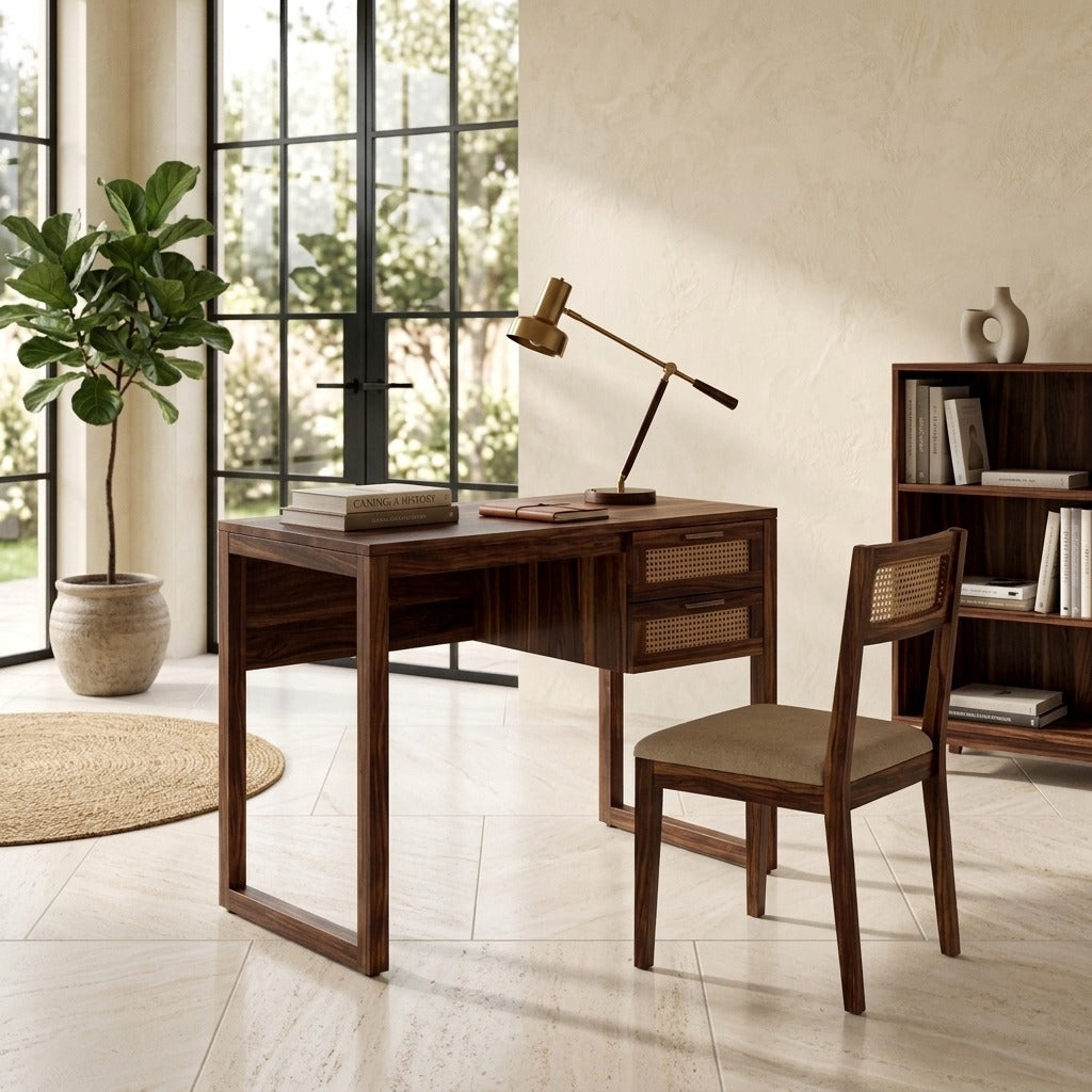 PRITI Premium Study Workstation with Wooden Chair