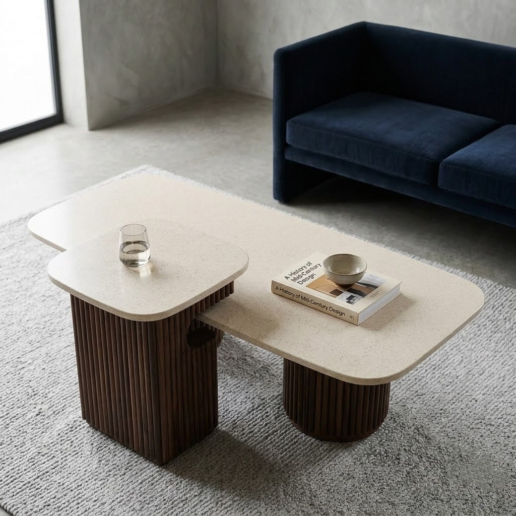 PRITI Premium Wooden Center Table
