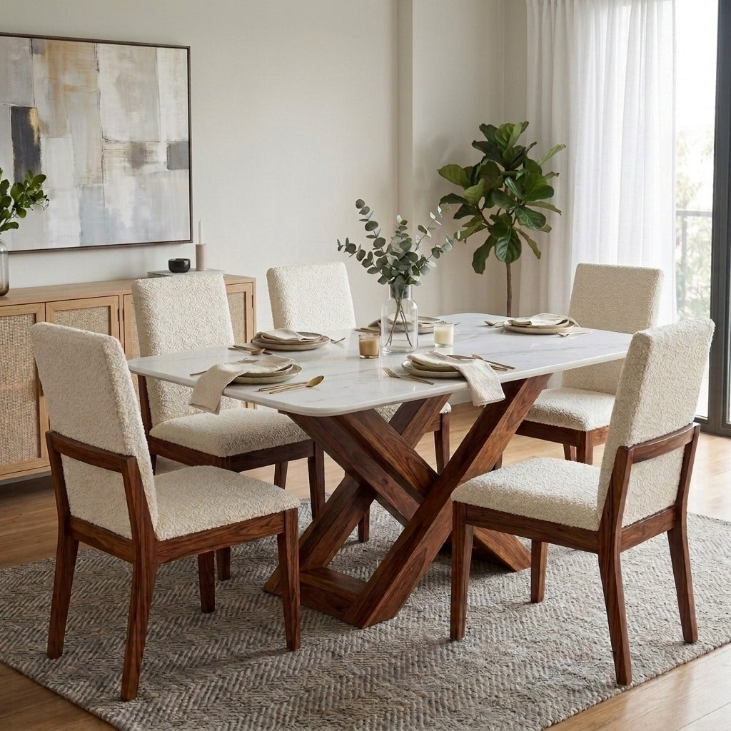 PRITI Premium Wooden Dining Furniture for Family