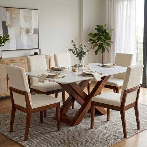PRITI Premium Wooden Dining Furniture for Family