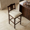 PRITI Sheesham Wood Bar Chair – Rosewood Finish