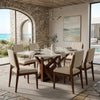 PRITI Sheesham Wood Dining Table Chair Combo