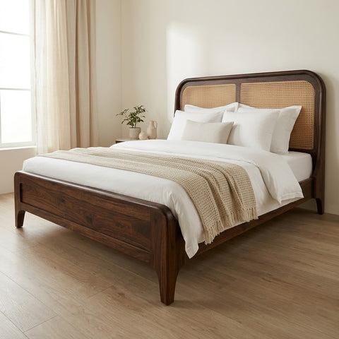 PRITI Sheesham wood bed for modern bedroom