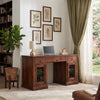 PRITI Solid Sheesham Wood Study Desk – Brown Finish