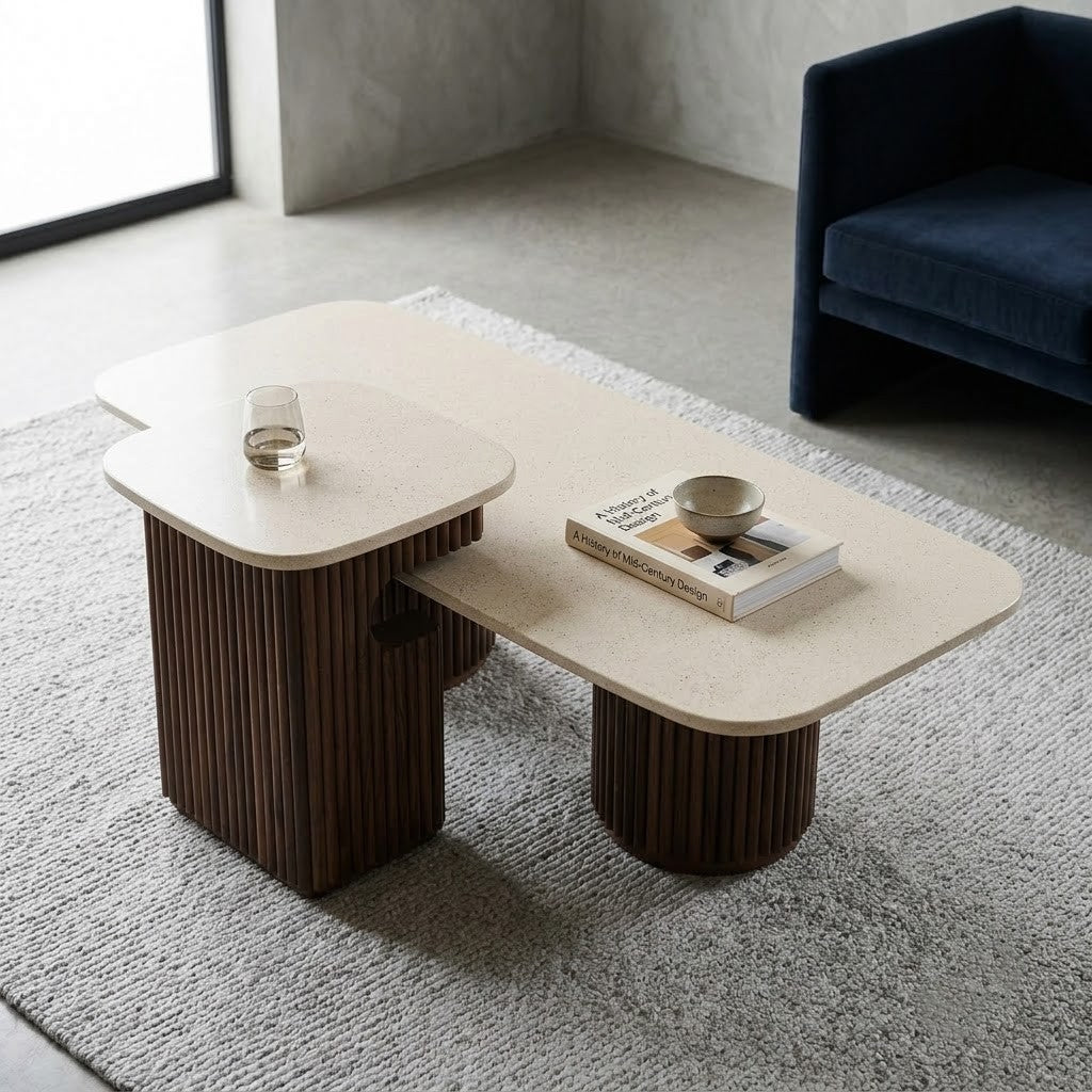 PRITI Solid Wood Center Table