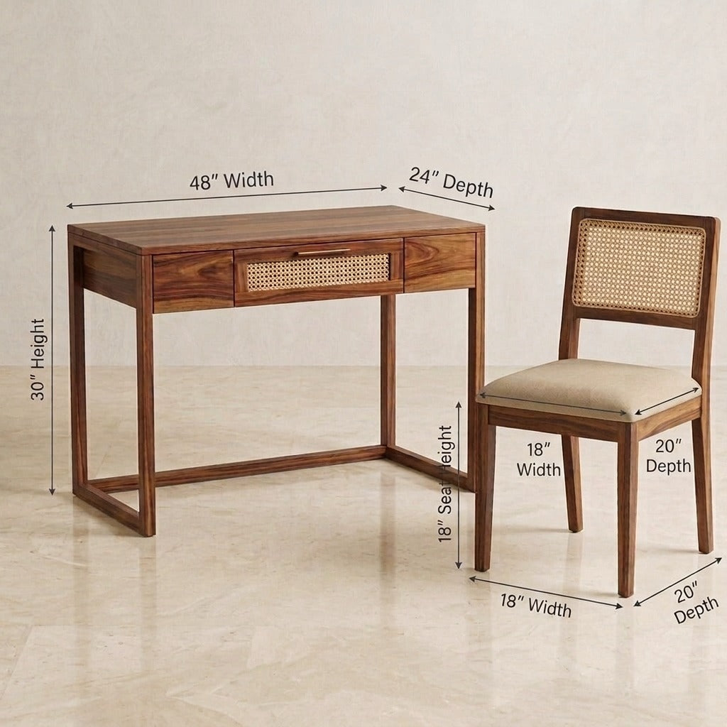 PRITI Study Desk & Chair for Bedroom and Study Room
