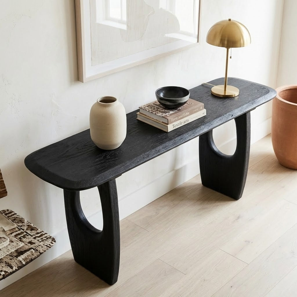 PRITI Trace console table for living room décor