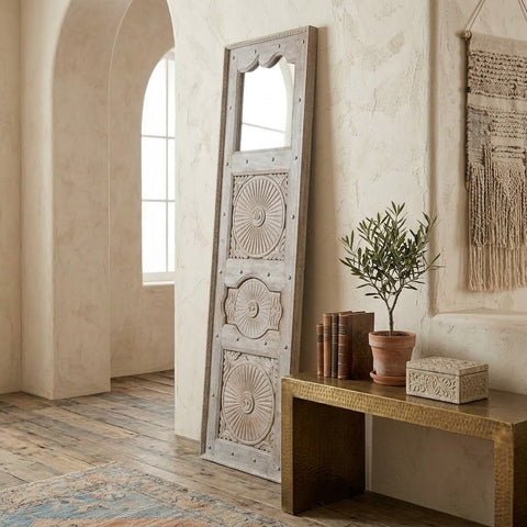 PRITI Vintage Style Long Wall Mirror