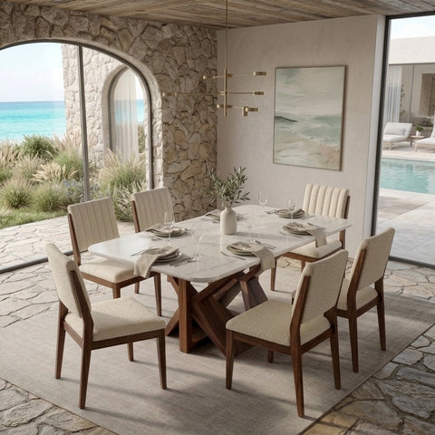 PRITI Wooden Dining Table for Modern Homes