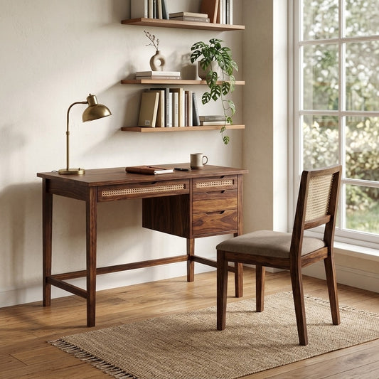 PRITI Wooden Study Furniture Set for Kids & Adults