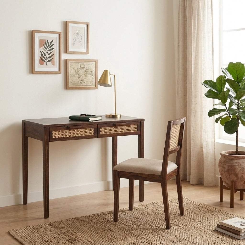 PRITI Wooden Writing & Learning Desk with Chair