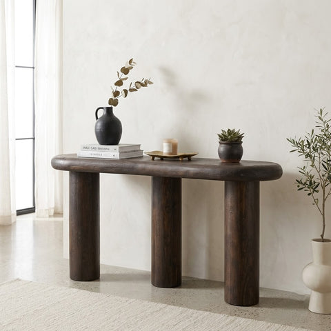 PRITI compact entryway table for home décor