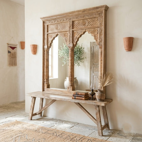 PRITI decorative Mehrab wall mirror for living room