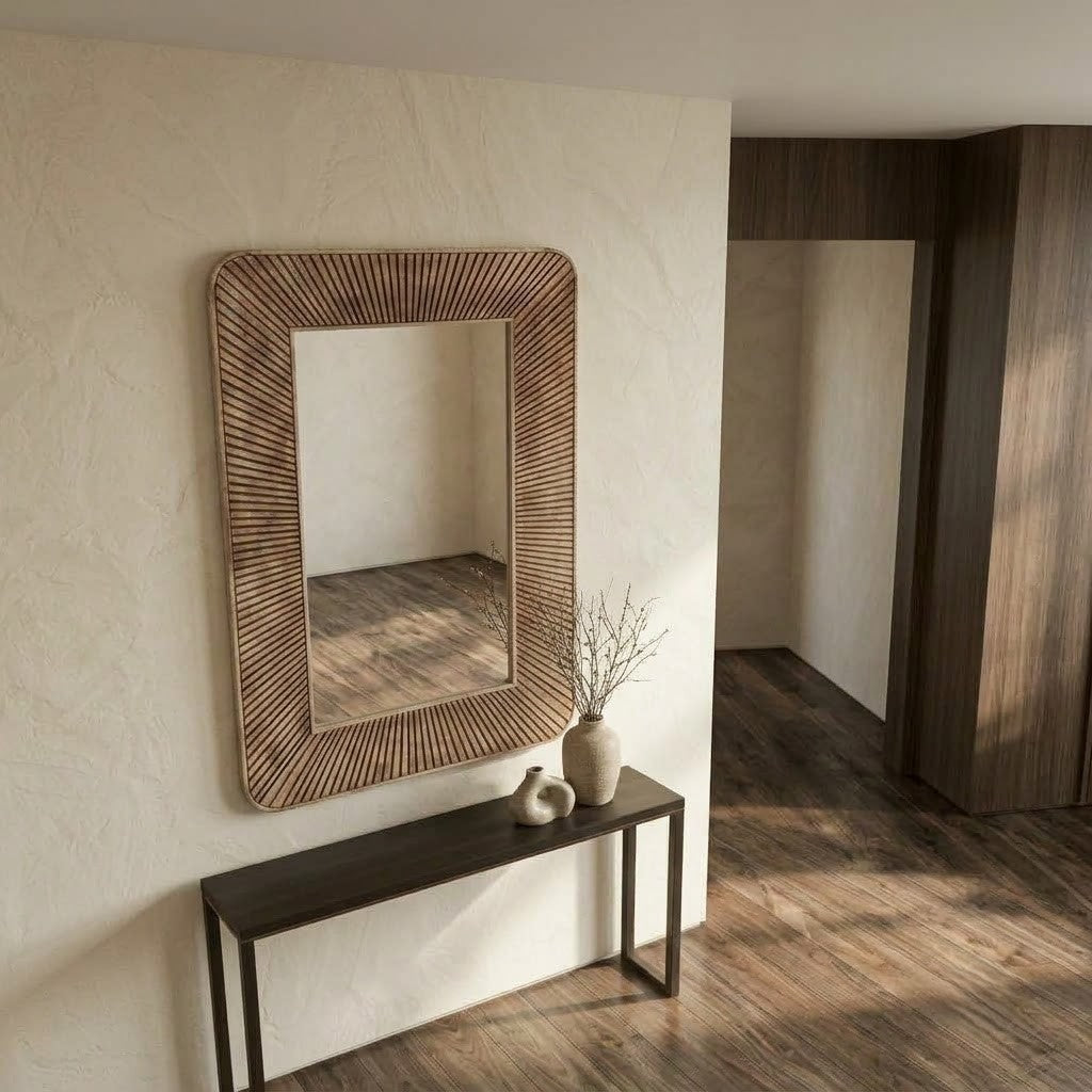 PRITI decorative wall mirror 154 × 93 cm for modern home decor
