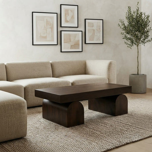 PRITI elegant center table with spacious tabletop