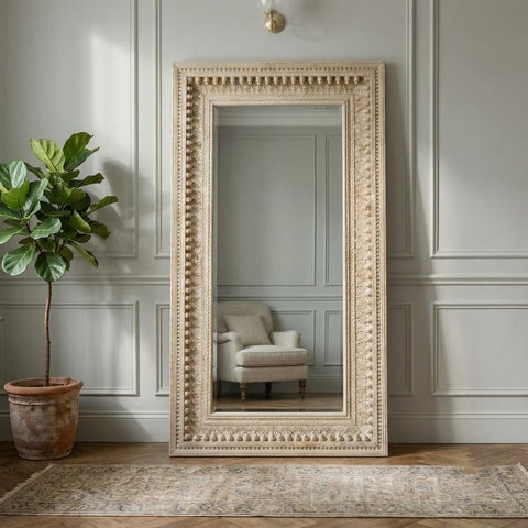 PRITI large decorative frame wall mirror for bedroom