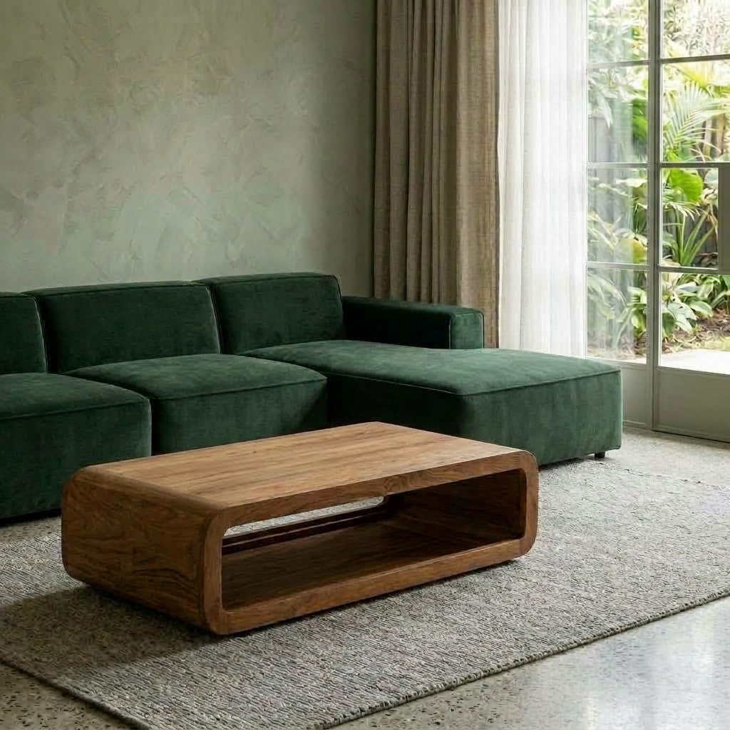 PRITI low profile coffee table for stylish home interiors