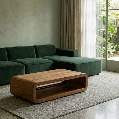 PRITI low profile coffee table for stylish home interiors