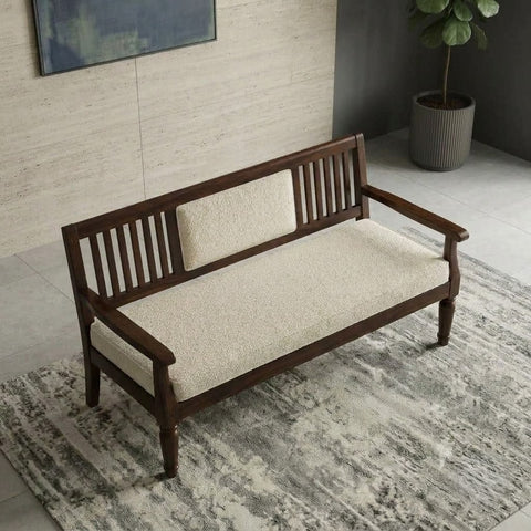PRITI luxury Sheesham wood bench for living room and bedroom