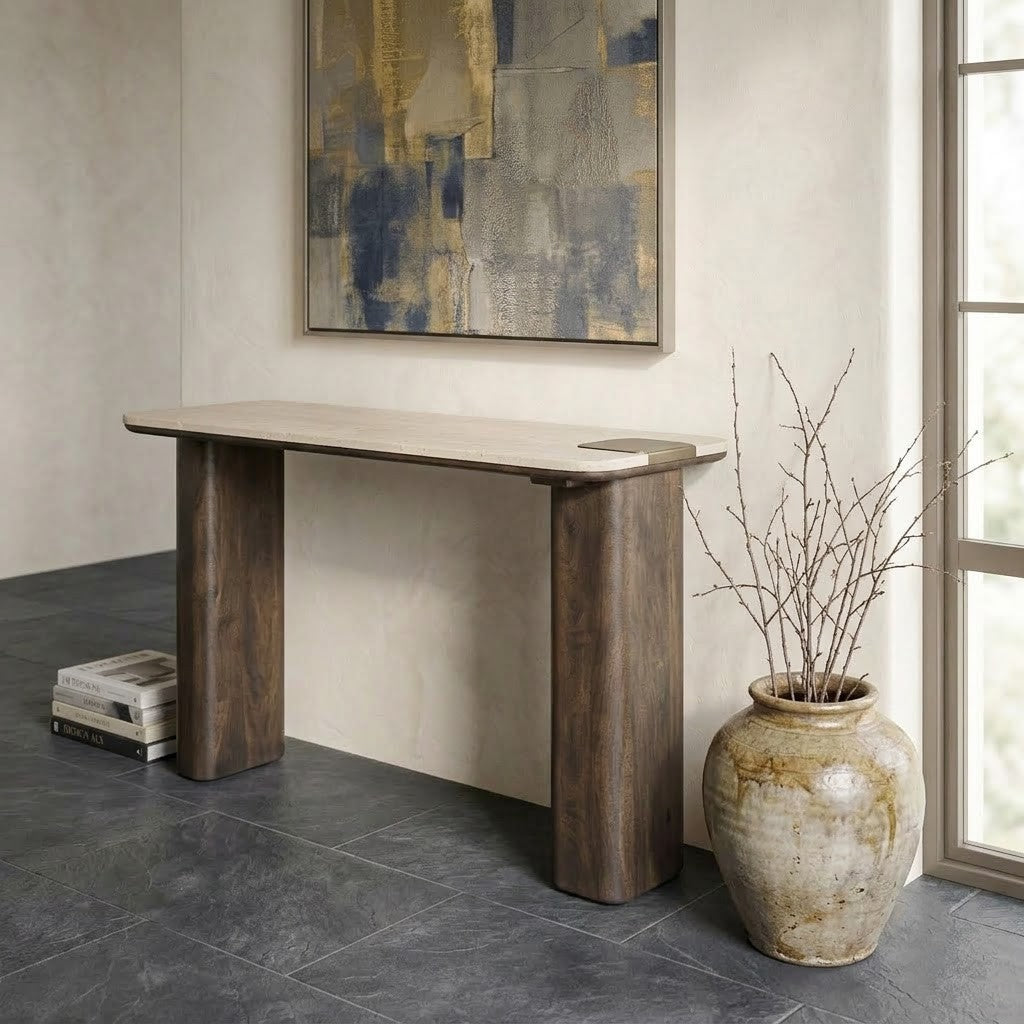 PRITI modern console table 140 × 45 × 76 cm