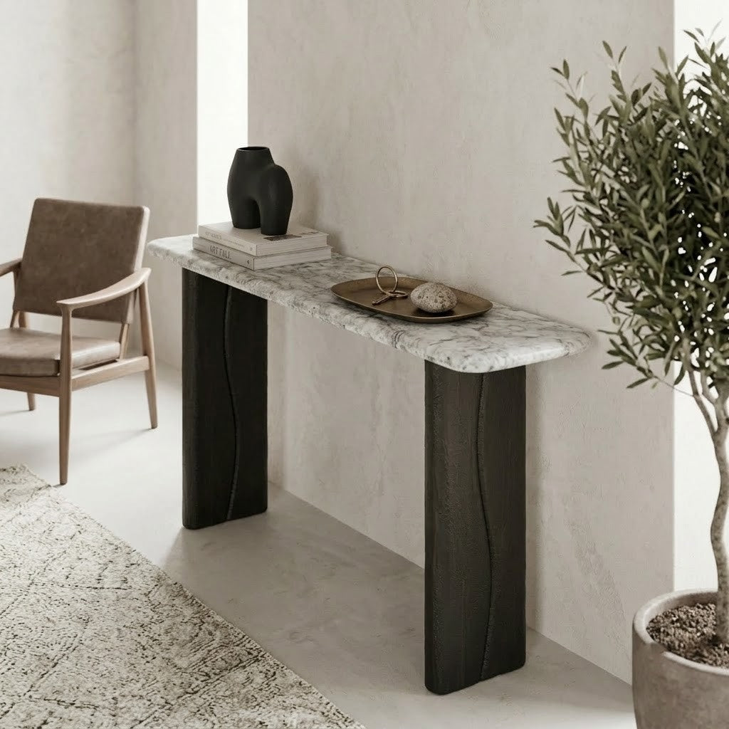 PRITI modern entryway console table for home