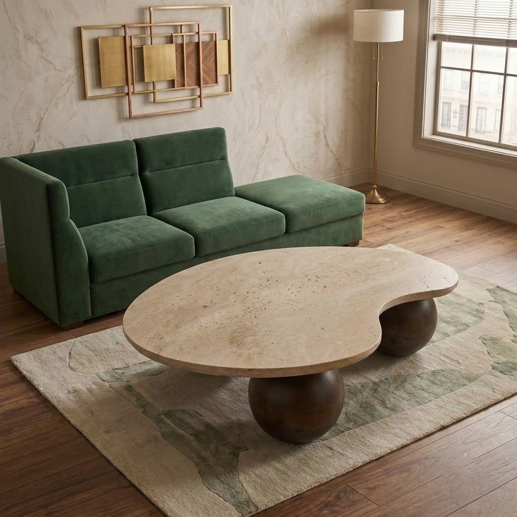 PRITI premium wooden coffee table for modern living room