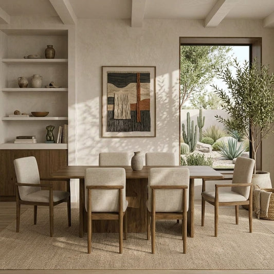 PRITI six seater dining table for modern dining room