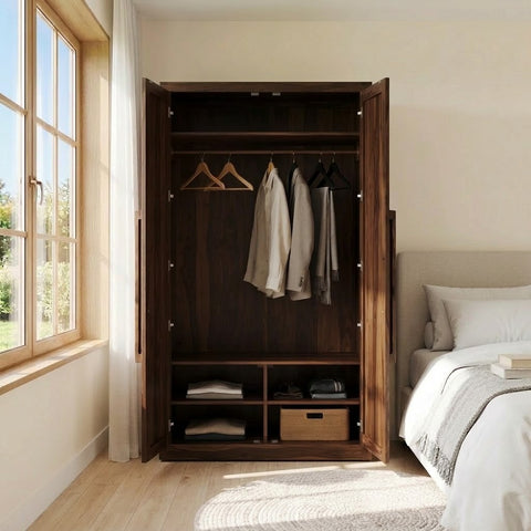 PRITI solid wood clothes wardrobe 36 inch wide design