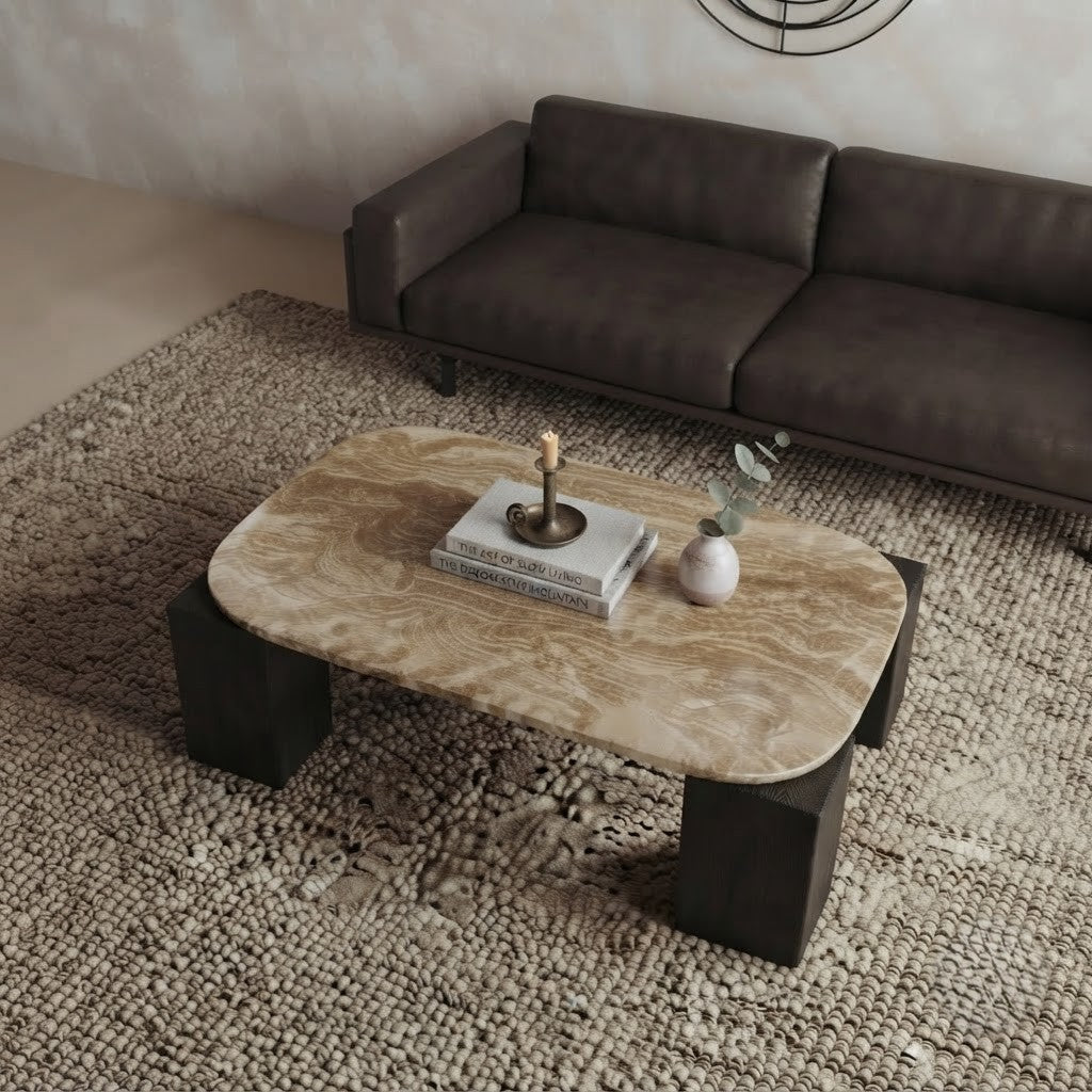 PRITI square coffee table for home décor