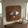 PRITI square decorative wall mirror 93 × 93 cm for modern home decor