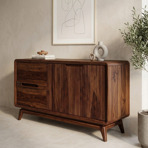 PRITI traditional Sheesham wood sideboard for home storage