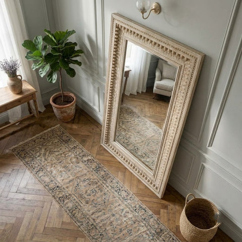 PRITI vertical frame mirror for stylish living room décor