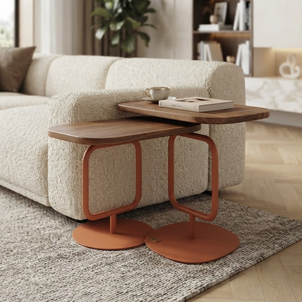 Space-Saving Nesting Tables for Living Room | PRITI Home