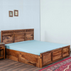Priti Wooden Bed 8