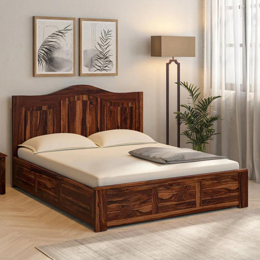 PRITI : Meaux Sheesham King Bed